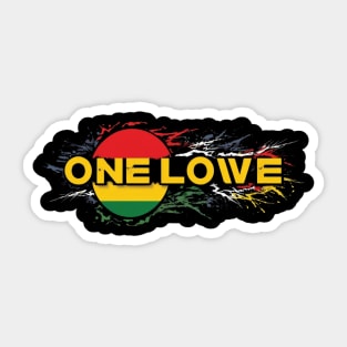 One Love Sticker